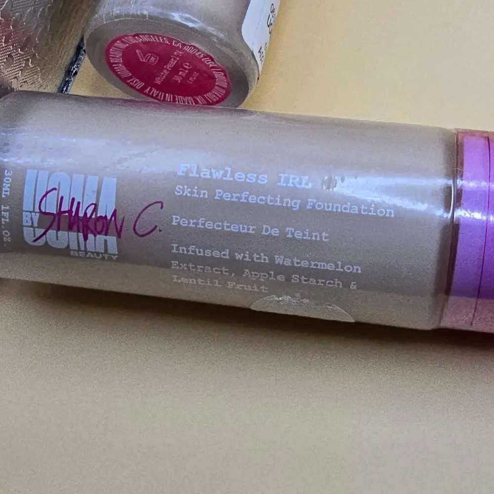 Uoma by Sharon C Flawless IRL Skin Perfecting Foundation, White Pearl T1
